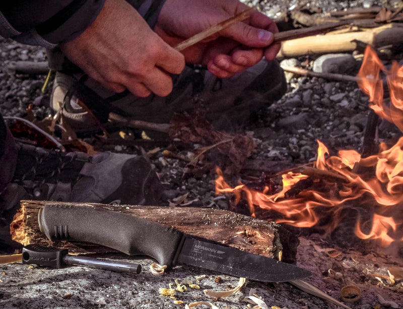 Morakniv Bushcraft Stainless Steel Survival Knife with Fire